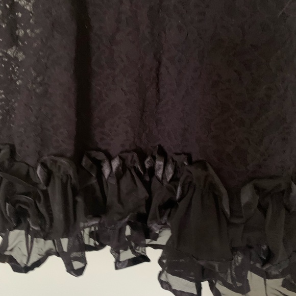 Victoria’s Secret black lace babydoll lingerie. - Picture 3 of 6